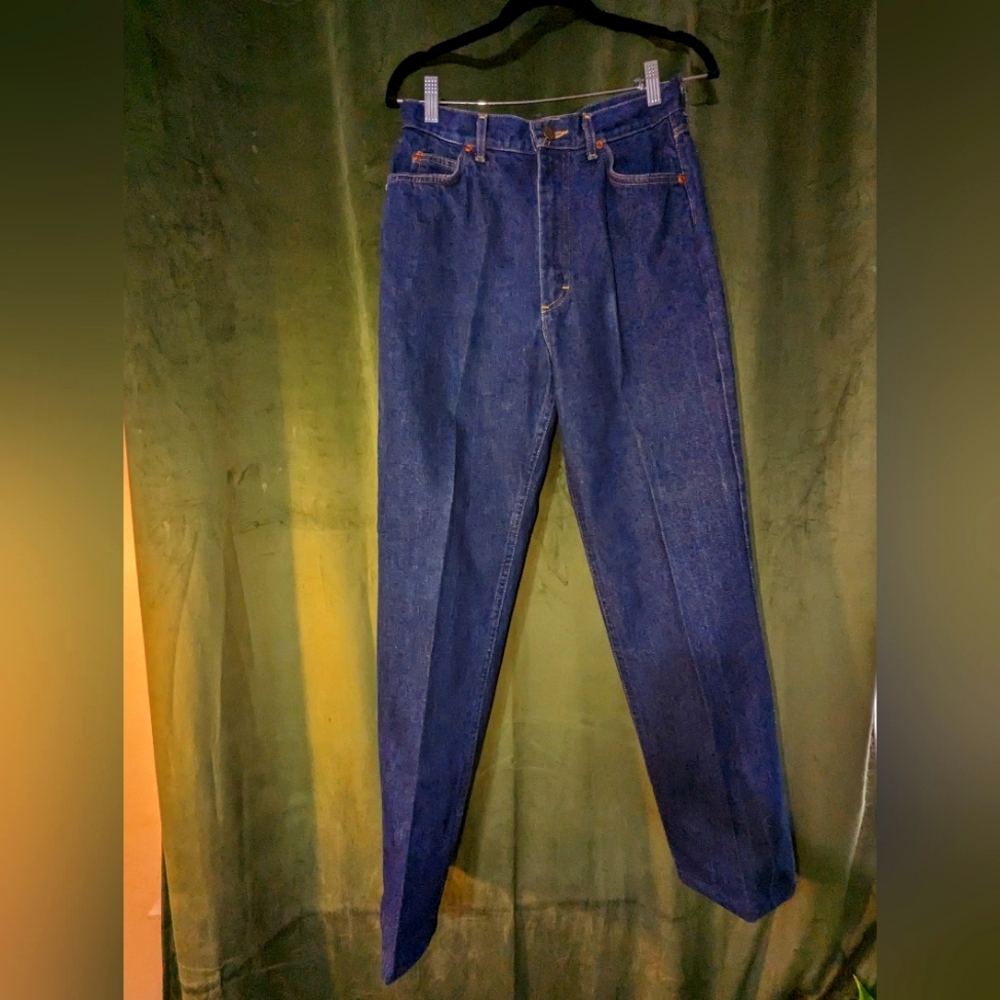 1980s Vintage LEE Dark Wash Denim Jeans